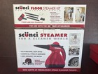 Scunci Steamer Ss1000 Hand Held Steam Cleaner W  Attachments   Floor Kit