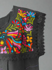 Handmade Embroidered Mexican Floral Paloma Blouse - Size Medium