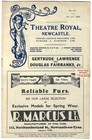 1934 Gertrude Lawrence Uk Tour Theatre Programme Newcastle Douglas Fairbanks Jr 
