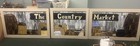 Set Of 3 Old Stained Glass Windows
