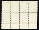 Falkland Islands 1892 Scott  9 Block Of Eight W  Part Plate Imprint Mint No Gum