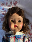 Vintage 20    Hard Plastic Walker Doll Sleepy Eyes Open Mouth Teeth