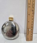 Rare Vintage Jameson Irish Whiskey Hip Flask Round Flask Brass Screw Top 3 5 