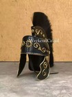 Roman Praetorian Helmet With Black Plume Halloween Roman Helmet