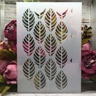 Floral Leaves Patterns Layering Stencil Templates Wall Painting Stencils Diy 1pc