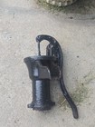 Antique Red Jacket Cast Iron Hand Pump - Vintage Farm Garden Decor