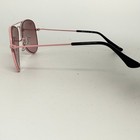Ray-ban Junior Rj9506s 211 7e Kids Aviator Sunglasses Pink Metal Frame 50 21713