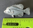 Pewter Fish Collectable Hat Lapel Pin  K