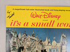 1964 Walt Disney It s A Small World With Illustrated Book Lp Vinyl Record 3925