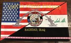 Us Army A Battery 101 Fa C-ram Embroidered Banner Oif Iraq New Old Stock 16   x27   