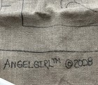 Angel Girl Primitive Rug Hooking Pattern
