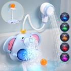 Light Up Bath Toys For Kids 1-8   2-in-1 Bubble Machine   Shower Head   Colorful