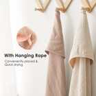 Muslin Baby Towels With Hood For Newborn 100  Cotton Baby Bath Towels Soft      