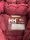 Helly Hansen Jacket Youth 98 Down Parka Reflective Hooded Winter Coat Kids Warm