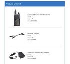 Icom Ic-a16 Vhf Airband Transceiver Radio Open Box New Never Used  Extras  