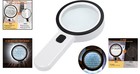 Led Lighted Magnifying Glass With Double-layer Lens - Perfect For Low Vision