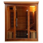 Cedar Elite 3-4 Person Premium Sauna W  9 Carbon Heaters