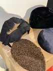 Lot Of 1950s Half Hat Vintage Hats Millinery Woman Ladies Fashion Accessories