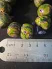 10 Millefiori Glass Trade Beads -   b1346  Handmade Rare - 12mm
