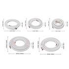 Mini Split Ductless Line Set Insulated Kit Copper Tubing Ac 16 25 50ft