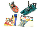 Vtg G i Joe Arah Cobra Moccasin   Joe Devil Fish W  Figures