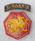 1940s Early Post Ww2 Vintage Us Army 108th Airborne Division Patch   Tab No Glow