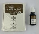5 Classic Stampin  Up Ink Pads  new  W  Matching Colors Refill Bottles  used 