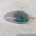 Vintage Original Genuine Apple Usb Mouse Hockey Puck Mouse  Blue M4848