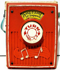 Fisher-price Music Box - Pocket Radio - Sing A Song Of Sixpence - 775 - Vtg 1967