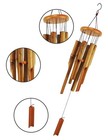 Mumtop Bamboo Wind Chimes Outdoor Wooden Wind Chime With Amazing Deep Tone Fo   