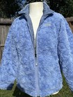 The North Face Girls Xl 18 Reversible Outdoor Jacket Mossbud Swirl Blue Purple