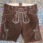 Lederhosen4u Hamburg Lederhosen Knickers Mens 34 In Brown Shorts Oktoberfest
