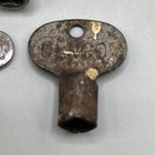 Lot Of 4 Vintage Wind Up Toy Keys Metal Clockwork Tin Mechanical Cenco