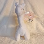 Ty Beanie Baby Magic The Dragon White Plush W  Iridescent Wings  1995 Vintage