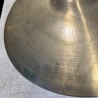 Vintage 1950s Zildjian 21  Ride Cymbal Block Ink Stamp 2430 Grams Usa Small Logo