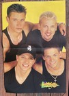 Britney Spears 98 Degrees Two Sided Centerfold Pinup Poster Clipping Teen 