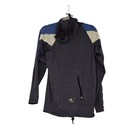 O neill Premium Skins O zone Hooded Rash Guard Long Sleeve Grey Blue Mens Large