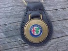 Unique Alfa Romeo Gold Leather Key Fob Vintage Nos Custom-made Top-quality