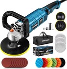 Ldhthopi Buffer Polisher  1600w 7 Inch 6 Inch Rotary Buffer Polisher Waxer