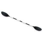 Intex 86  Lightweight Aluminum Double Oar Inflatable Kayak Paddle  Black  2 Pack