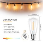 St38 Led Light Bulbs  Shatterproof   Waterproof 0 6w St38 Led Bulbs  Outdoor
