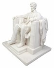Seated Abraham Lincoln Figurine 8  H Lincoln Memorial Sculpture 16th President