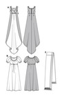 Sewing Pattern Womens Costume Dress Gown Regency Era Jane Austen Bridgerton 2493