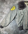 Vintage Antler Us Air Force Army Flight Jacket  Size M Sewn Patch Usa Full Zip 