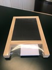 Double Sided Mini Desktop Size Chalkboard 11 75  Tall Messages Menus Lists New 