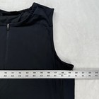 Crane Athletic Dress Half Zip Sleeveless Golf Tennis Activewear Black Xl