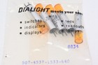 5 Pack Dialight 507-4537-1533-640 115v Neon Amber Panel Mount Indicator Lamps
