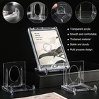 10pack Adjustable Acrylic Stands Display Rack For Photos Crafts Desktop Storage
