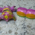 Fisher Price Snap  n Style Plaid School Day Pink Orange Shoes Outfit Clothes Y2k