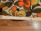 Vtg Woodco Fabric Retro Mcm Floral Screen Print  Preshrunk  Washable 3 Yds